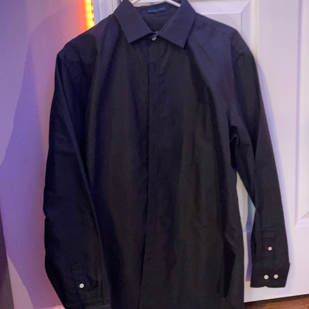 Plain Black Dress Shirt GREAT CONDITION